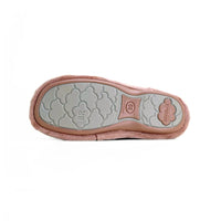 Zapatilla de casa Biorelax mujer con flores y hojas maquillaje