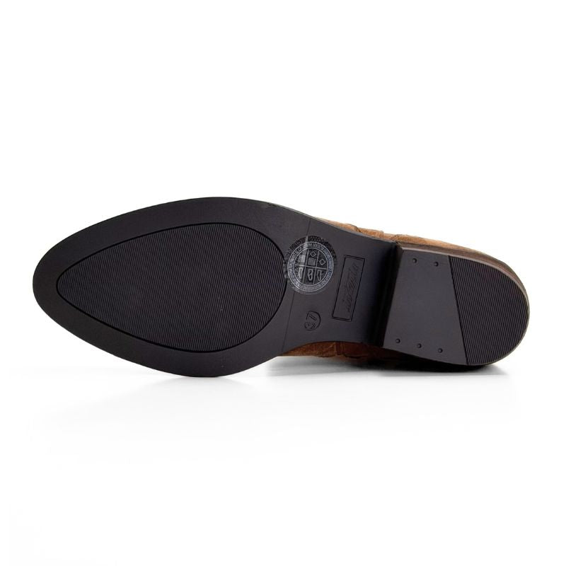 Bota campera Isteria 1348 camel con bordados