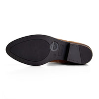 Bota campera Isteria 1348 camel con bordados
