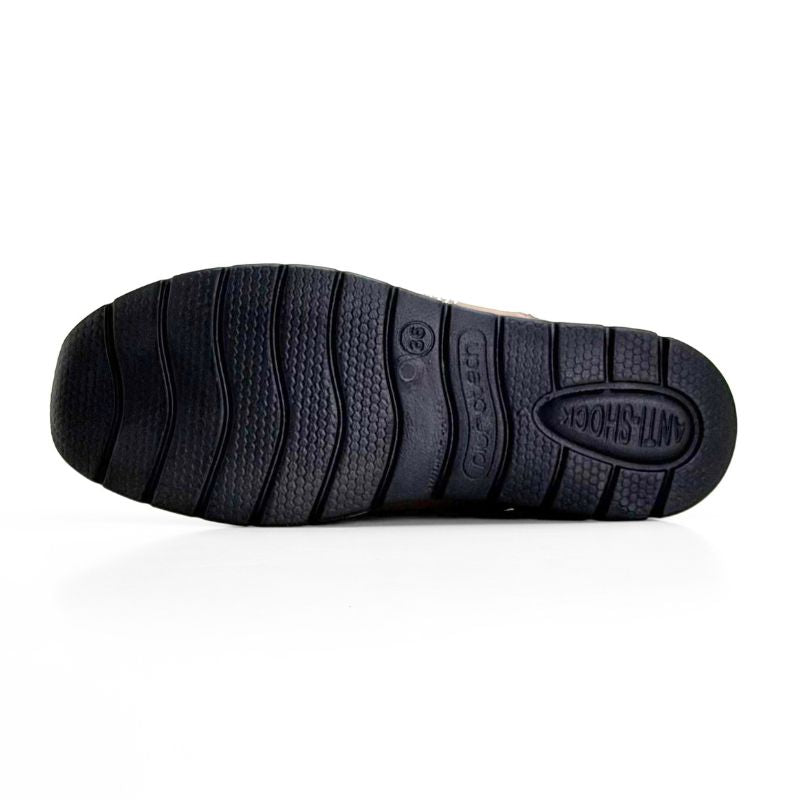 Zapato sport Fly Flot 27T18AX taupe con elásticos