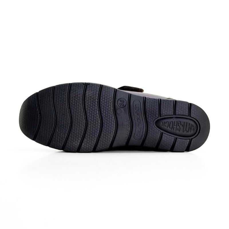 Zapato sport Fly Flot 27Y62AX marrón con velcro