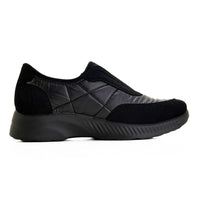 Zapato casual Fly Flot mujer negro con elástico central