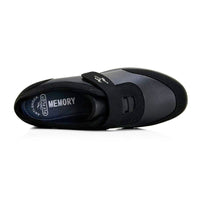 Zapato Fly Flot casual mujer negro con velcro