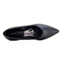 Zapato de salón Daniela Vega 2333V negro con tacón chupete