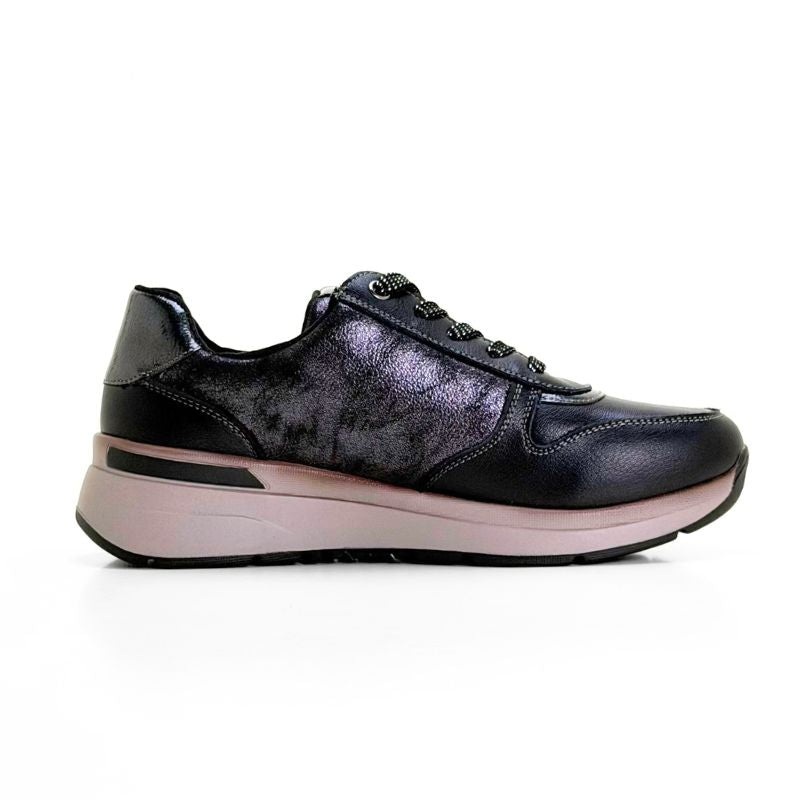 Deportivo Treintas L4664 combinado negro con cremallera lateral