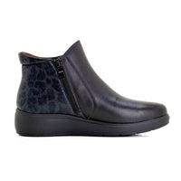 Botín Treintas 4613 negro animal print
