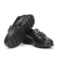 Fluchos Gladis F1794 Mocasín piel negro mujer