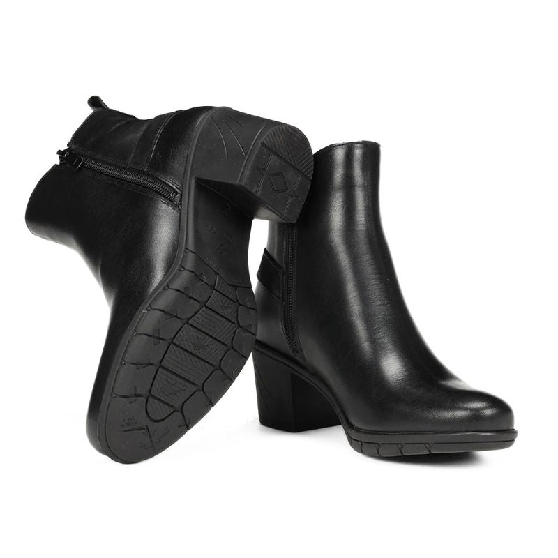 Botín Fluchos Nydia F1798 mujer negro con tacón