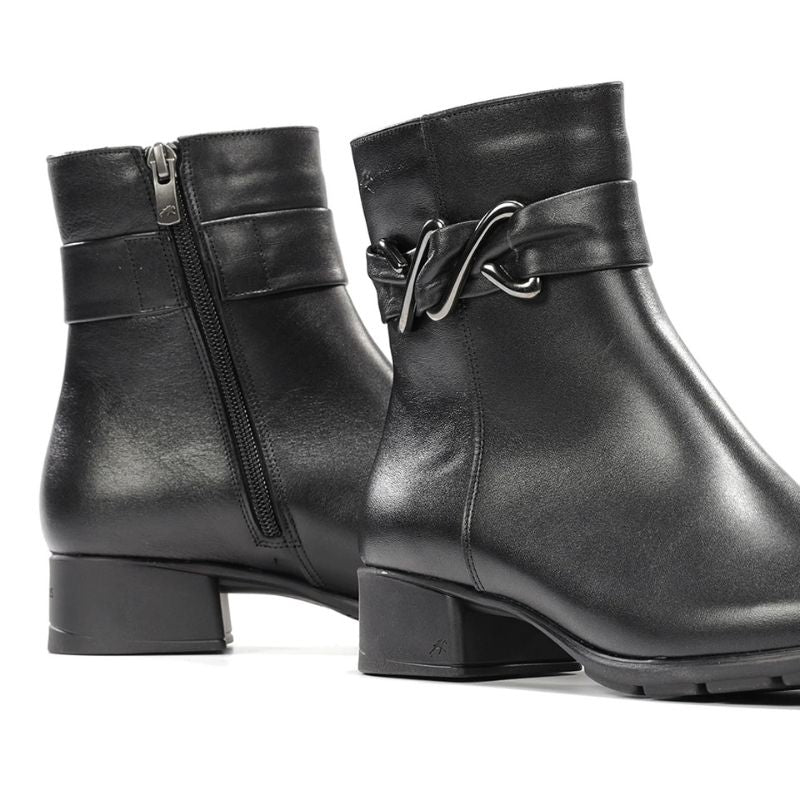 Botín Fluchos Lerin F2561 mujer de piel negro