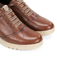 Fluchos Live F2096 Deportivo cuña cuero mujer
