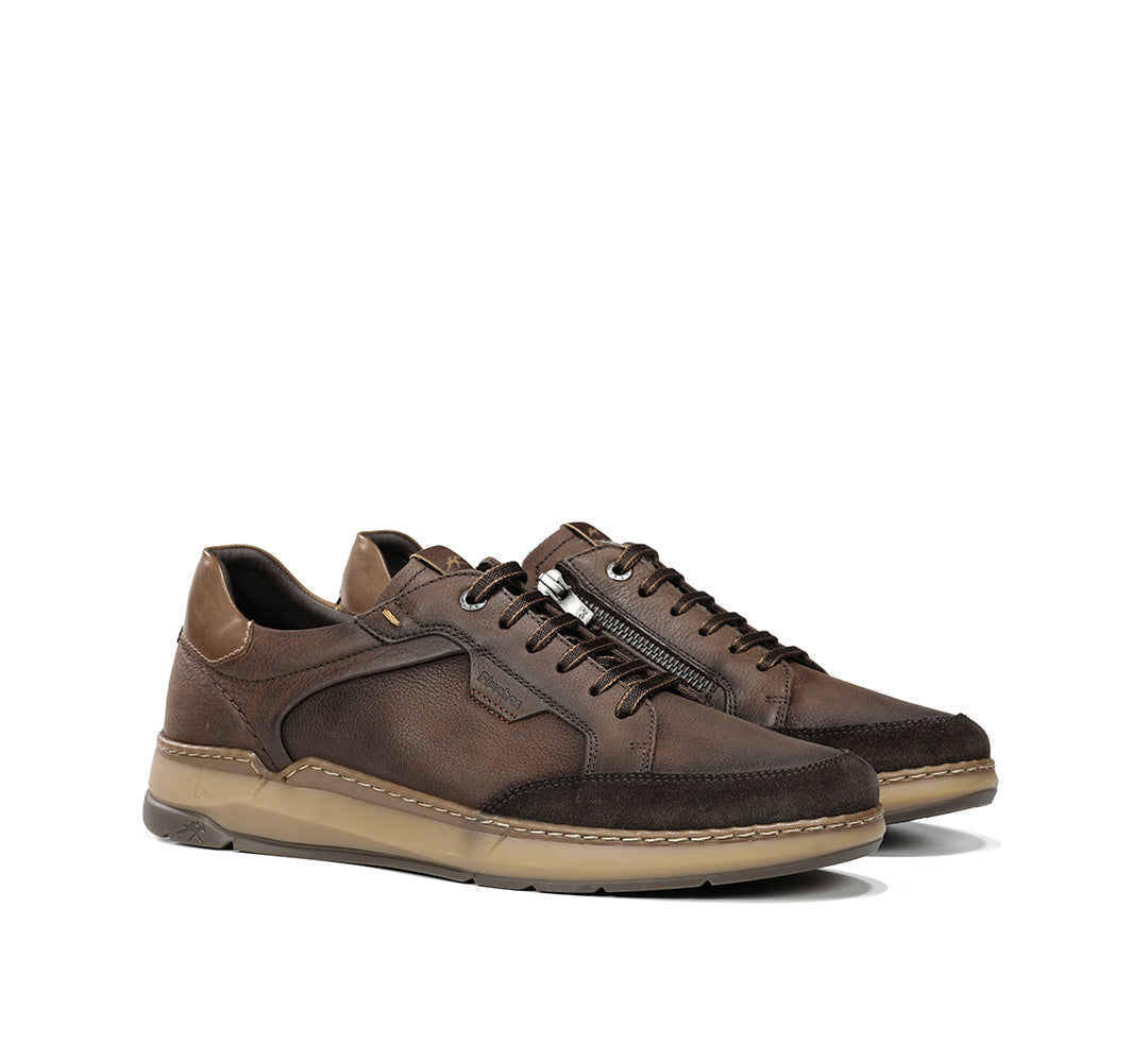 Fluchos F2510 Zapato sport Jeff con cremallera café