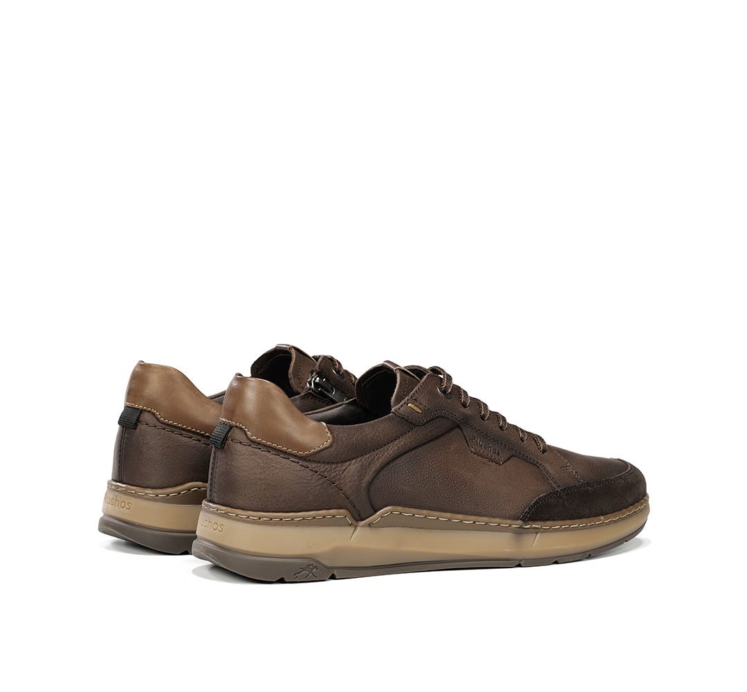 Fluchos F2510 Zapato sport Jeff con cremallera café
