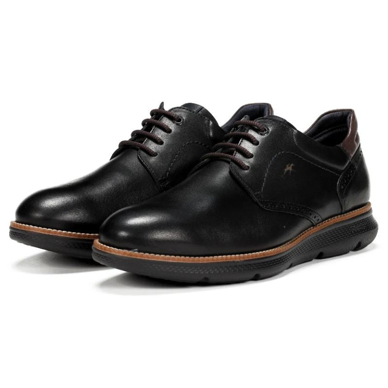 Fluchos William F1351 Zapato piel negro hombre
