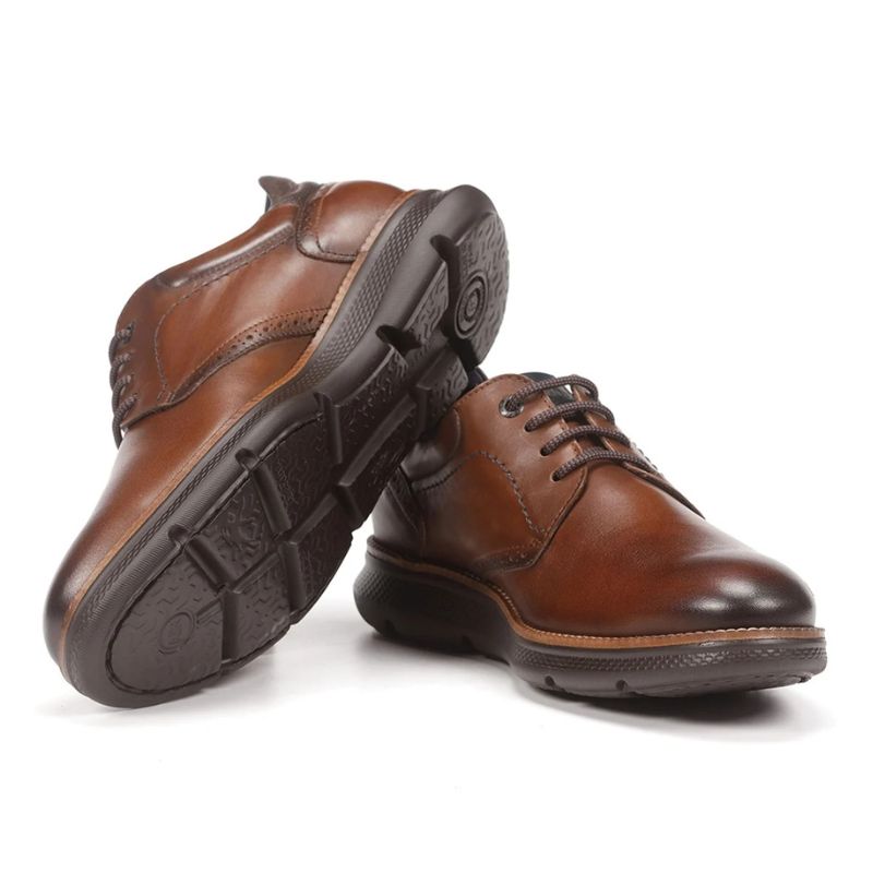 Fluchos William F1351 Zapato piel marrón hombre