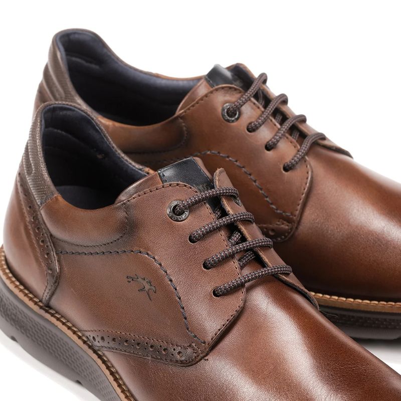 Fluchos William F1351 Zapato piel marrón hombre