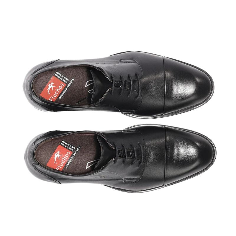 Zapato de vestir hombre Fluchos Nantes F2486 de piel negro