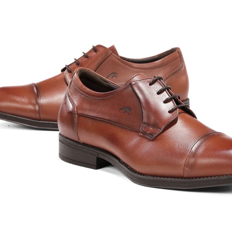Zapato de vestir hombre Fluchos Nantes F2486 de piel marrón