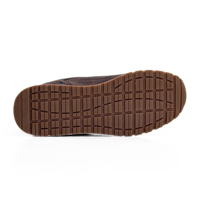 Dunlop 36124 Zapatilla jogging retro marrón hombre