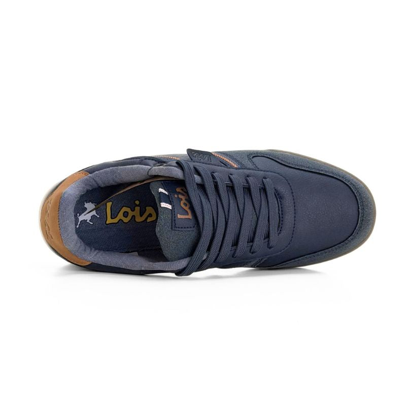 Lois 64594 Zapatilla jogging retro marino hombre