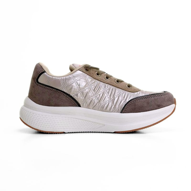 Doctor Cutillas 13984 Zapatilla deportiva acolchada taupe mujer