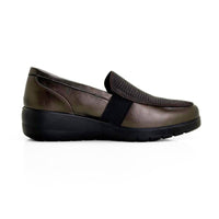 Doctor Cutillas 45410 Mocasín cuña media musgo mujer