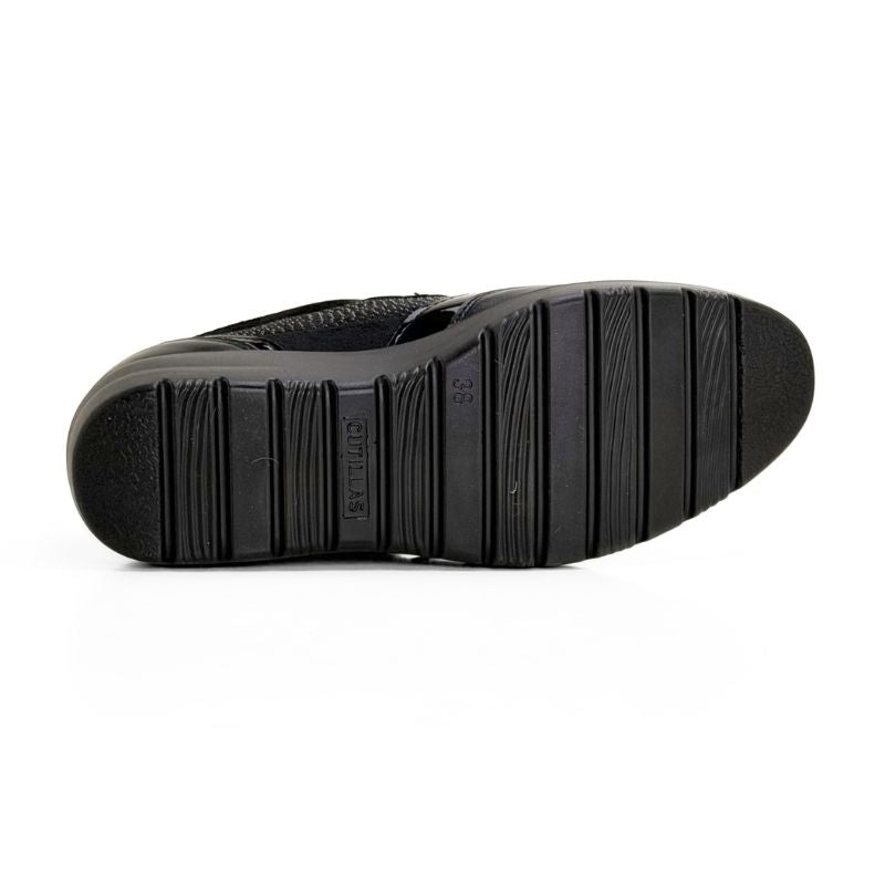 Doctor Cutillas 45418 Zapato velcro piedras negro mujer