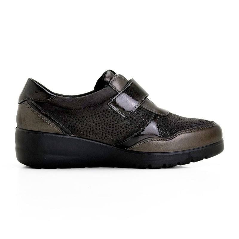 Doctor Cutillas 45418 Zapato velcro piedras musgo mujer
