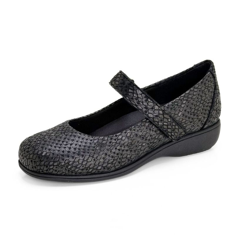 Merceditas Doctor Cutillas 53580 de lycra animal print negro para mujer