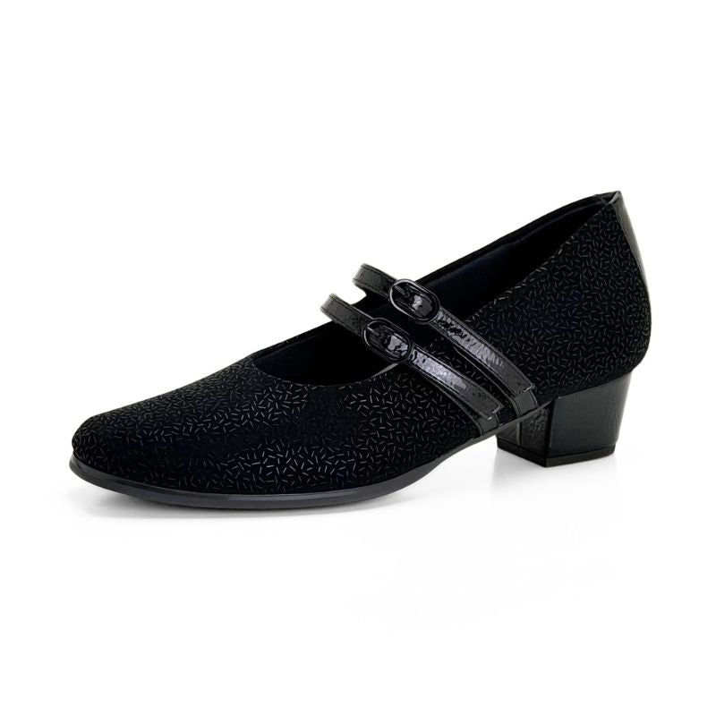 Doctor Cutillas 81755 Zapato salón ancho especial negro mujer