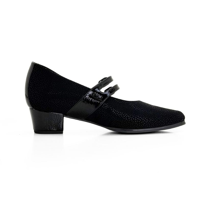 Doctor Cutillas 81755 Zapato salón ancho especial negro mujer