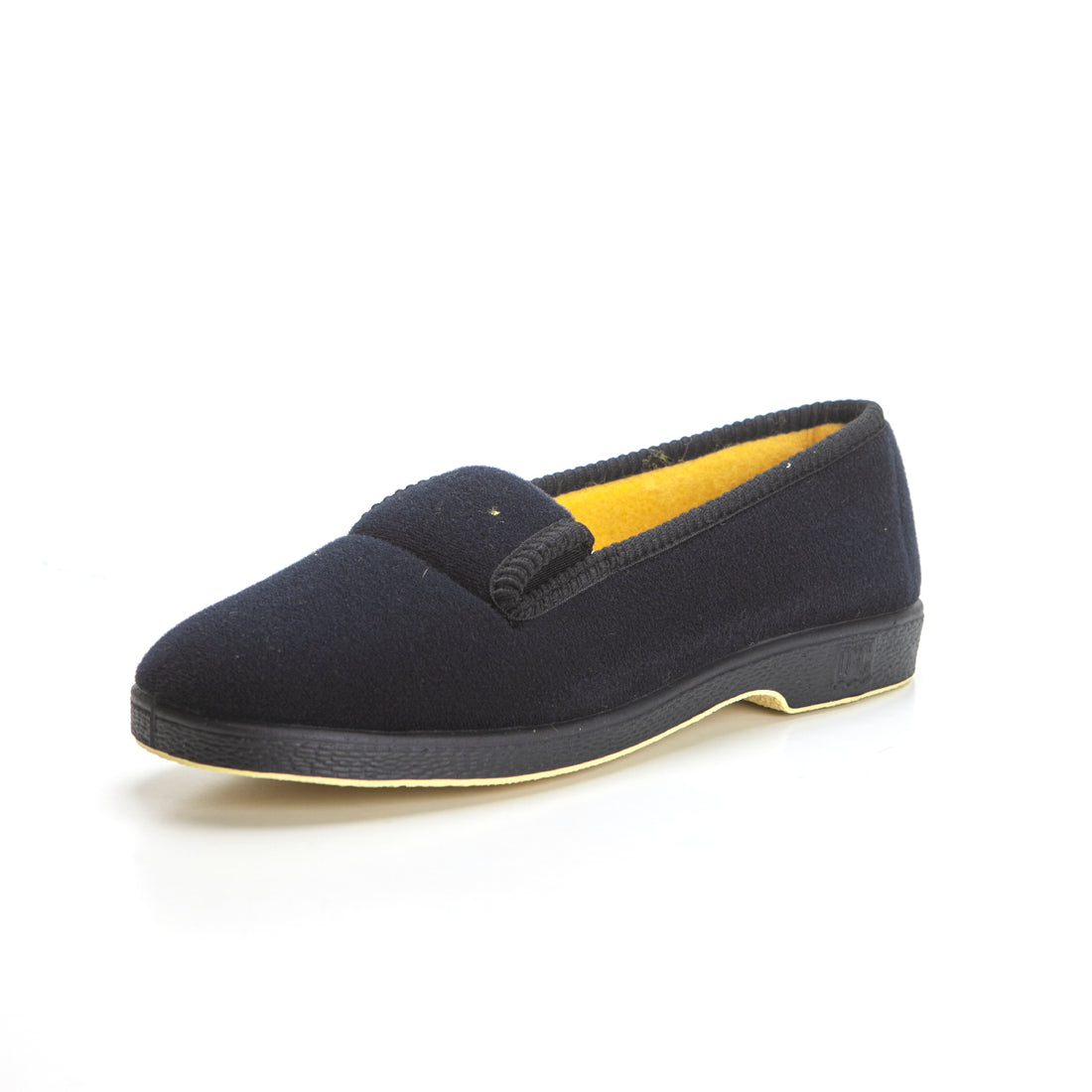 Doctor Cutillas 472 Zapatilla de paño para pies delicados negro