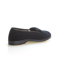 Doctor Cutillas 472 Zapatilla de paño para pies delicados negro
