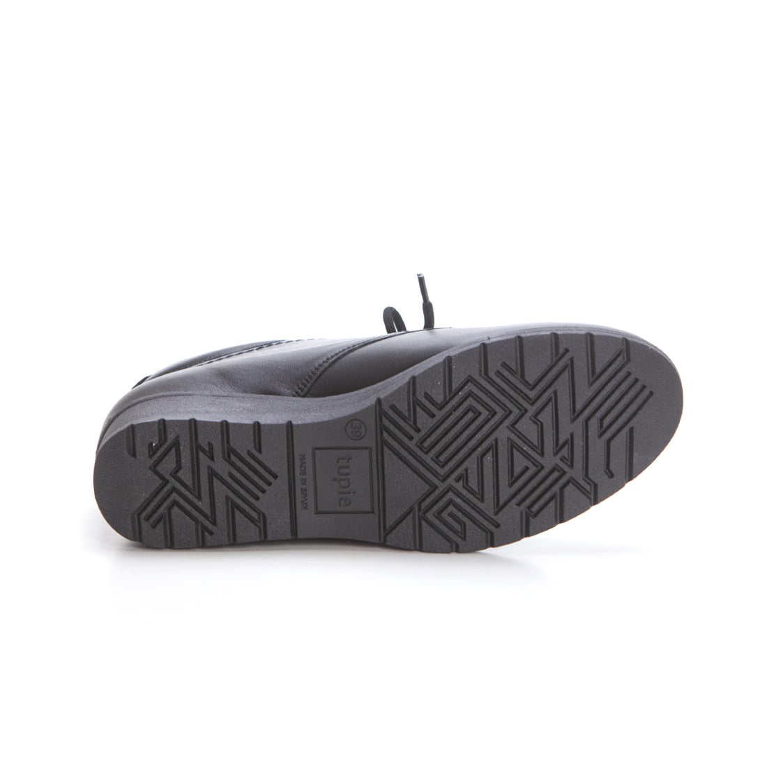 Tupie 70241 Botín liso cuña baja negro