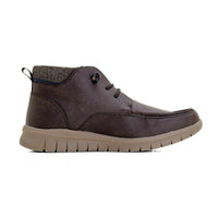 Botín casual Lois 64563 marrón con cordones