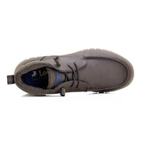Botín casual Lois 64563 marrón con cordones