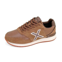 Zapatilla Munich Dash Premium 298 marrón y blanco