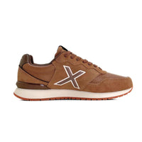 Zapatilla Munich Dash Premium 298 marrón y blanco