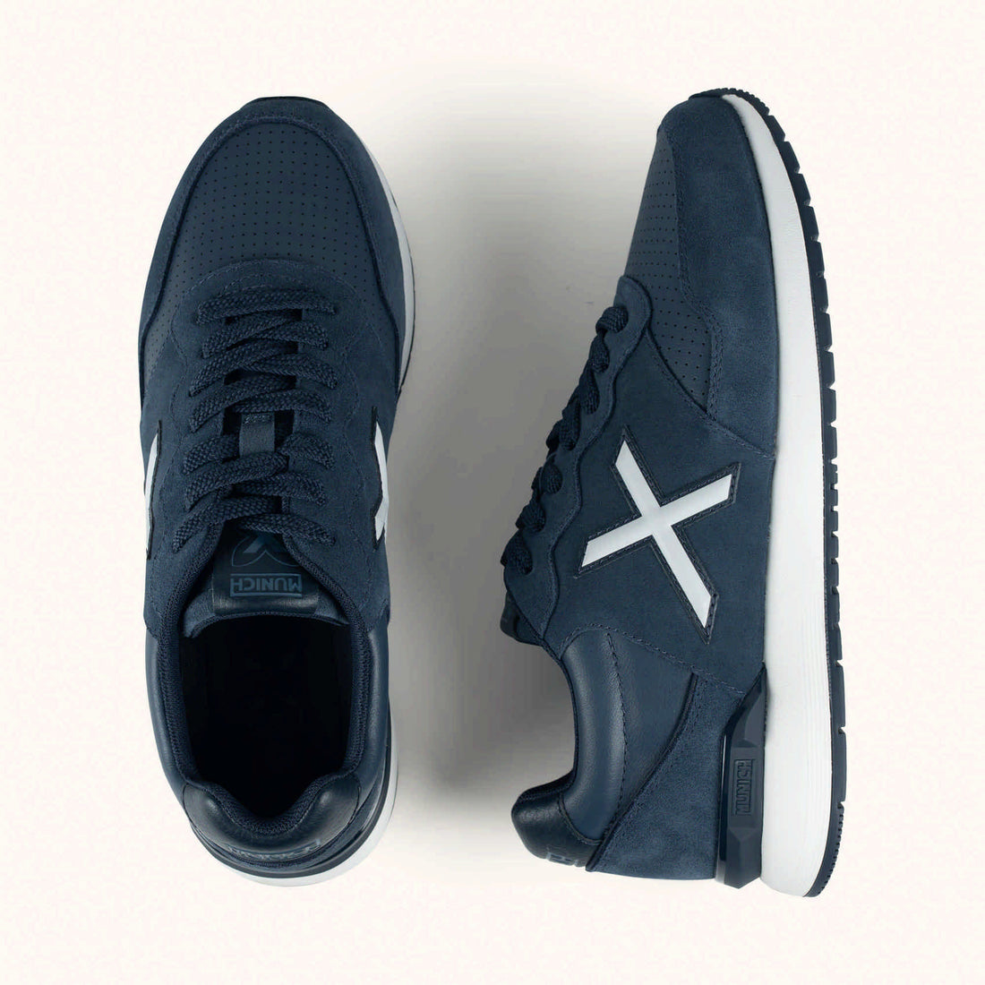 Munich Dash Premium 270 Zapatilla casual cuero marino