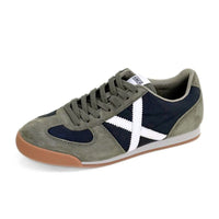 Zapatilla Munich Stereo 07 verde kaki, negro y blanco