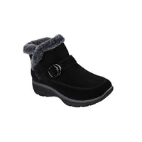 Skechers 168185 Botín mujer ribetes afelpados negro