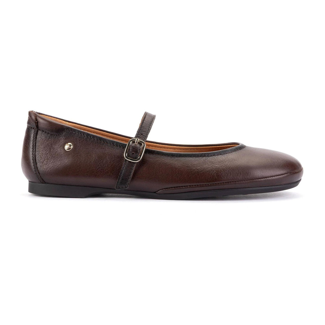 Pikolinos Carmona W2S-2631CO Merceditas mujer plana color caoba
