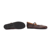 Pikolinos Carmona W2S-2631CO Merceditas mujer plana color caoba