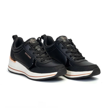 SKECHERS 177345 Deportiva con cuña negro