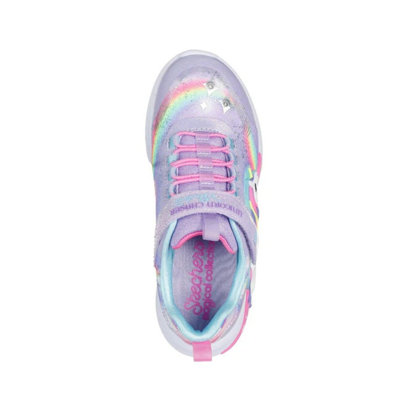 Skechers 302298L-N Zapatilla con luces unicornio lavanda