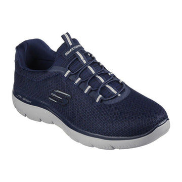 Skechers 52811 Deportivo Memory foam con elásticos marino