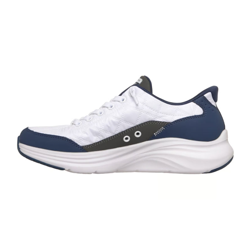 SKECHERS 232619 Deportiva casual acolchada Slip-Ins blanco taupe.