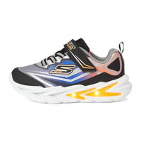 Skechers 400139L-N Zapatilla niño con luces negro plata