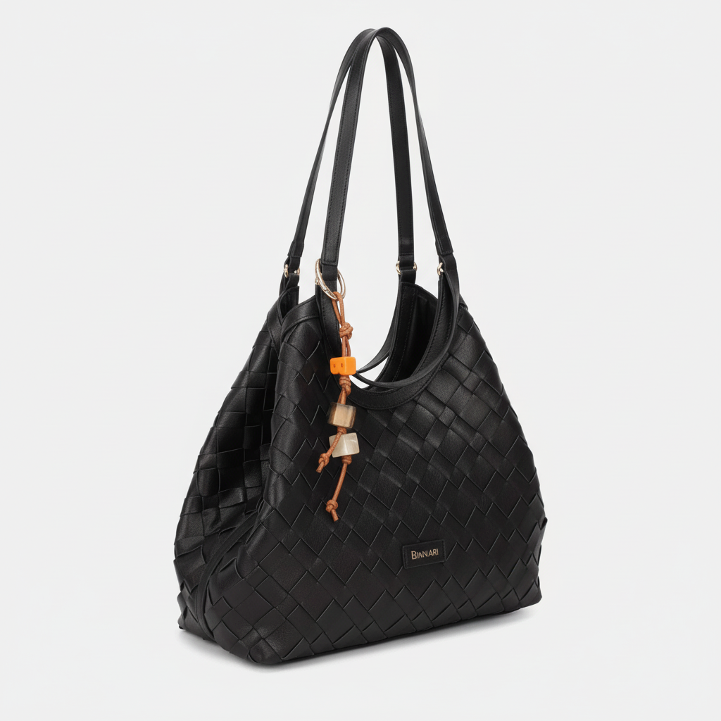 Binnari 20920 Bolso shopper trenzado grande